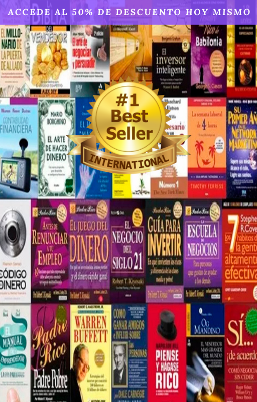 ACCEDE AL PACK DE +2000 LIBROS DE EMPRENDIMIENTO DE LOS MEJORES BESTSELLER MUNDIALES Y TOTALMENTE EN ESPAÑOL  - Carlos Raúl Navarro | Hotmart