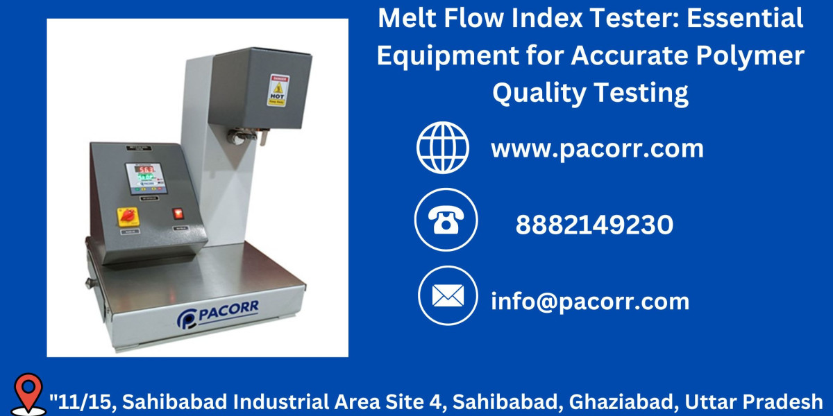 Melt Flow Index Tester: Essential Testing Equipment for Accurate Polymer Flow Analysis on pacorr.com