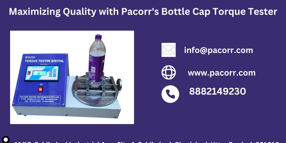 Achieve Unmatched Accuracy in Torque Testing with pacorr.com's Bottle Cap Torque Tester