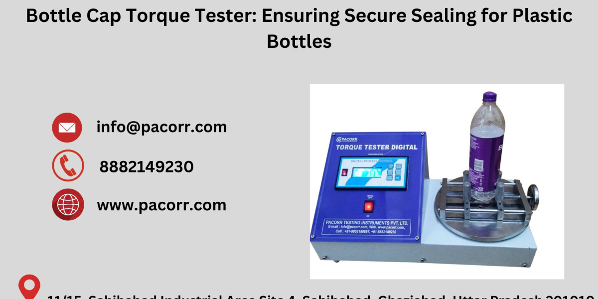 Bottle Cap Torque Tester from pacorr.com: Enhancing Product Safety and Quality Assurance